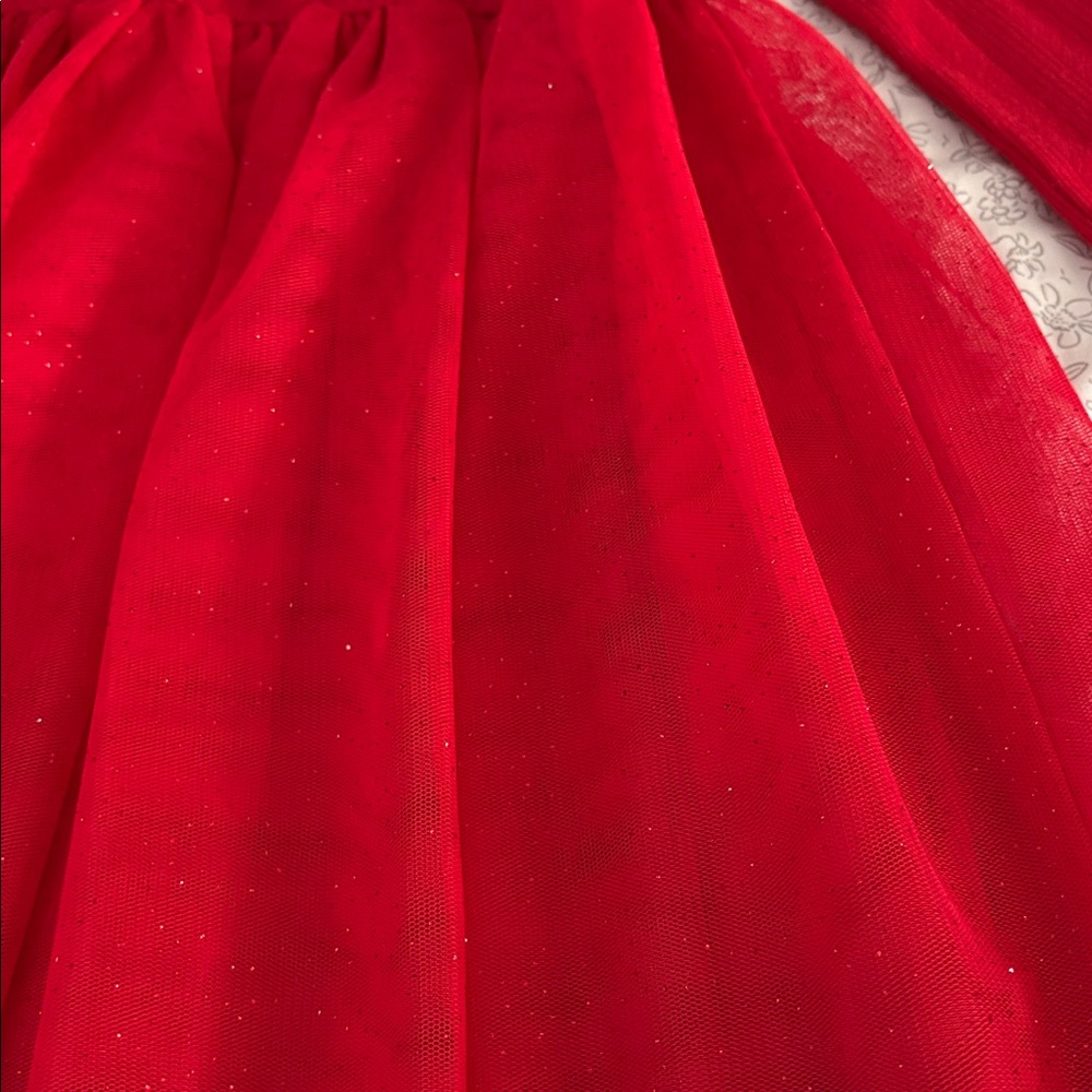 Wonder Nation Vibrant Red Formal Kids Dress - Picture 4 of 4